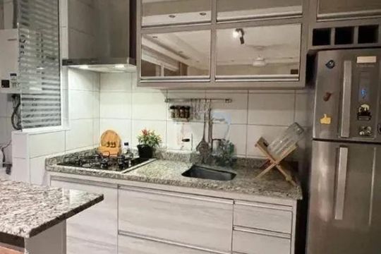 Cozinha de apartamento para alugar com 2 quartos, 50m² em Jardim Nova Europa, Campinas