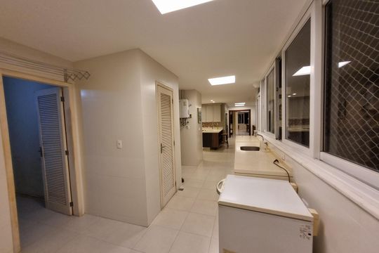 Área de serviço de apartamento para alugar com 3 quartos, 300m² em Leme, Rio de Janeiro