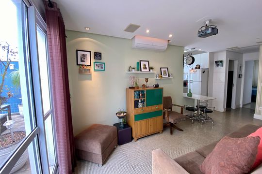 Sala de apartamento à venda com 1 quarto, 95m² em Consolação, São Paulo