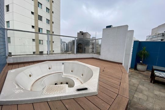 Área externa de apartamento à venda com 1 quarto, 95m² em Consolação, São Paulo