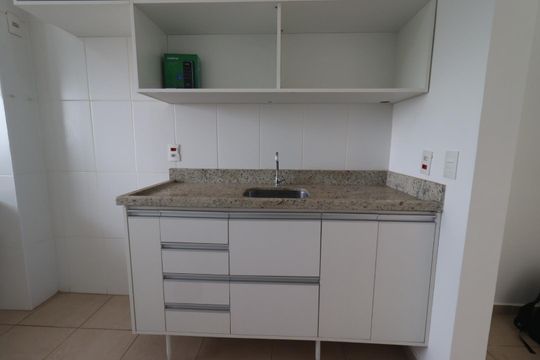Cozinha de apartamento para alugar com 1 quarto, 50m² em Jardim Sumare, Ribeirão Preto
