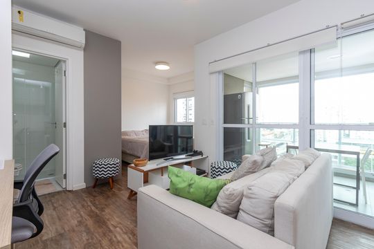 Kitnet/Studio para alugar com 1 quarto, 42m² em Cidade Monções, São Paulo