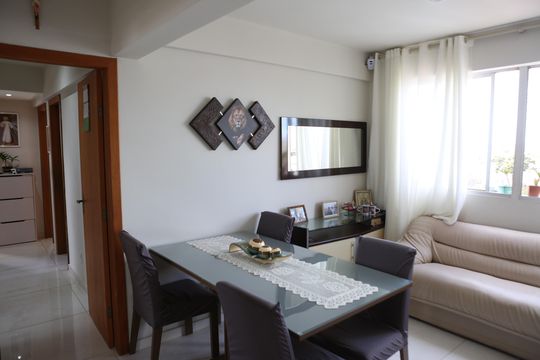 Sala de apartamento à venda com 3 quartos, 72m² em Novo Eldorado, Contagem