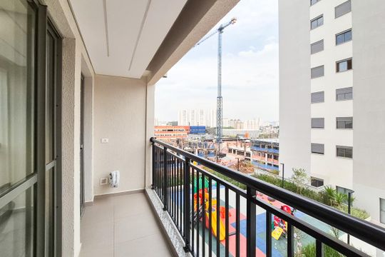 Varanda da Sala de apartamento para alugar com 2 quartos, 62m² em Planalto, São Bernardo do Campo