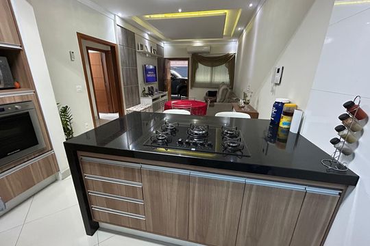 Cozinha de casa à venda com 3 quartos, 181m² em Parque da Amizade (Nova Veneza), Sumaré