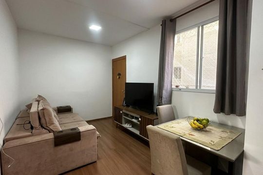 Sala de apartamento para alugar com 2 quartos, 49m² em Parque Residencial Candido Portinari, Ribeirão Preto