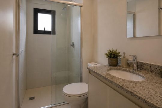 Banheiro de apartamento para alugar com 2 quartos, 39m² em Jardim São Luís, São Paulo