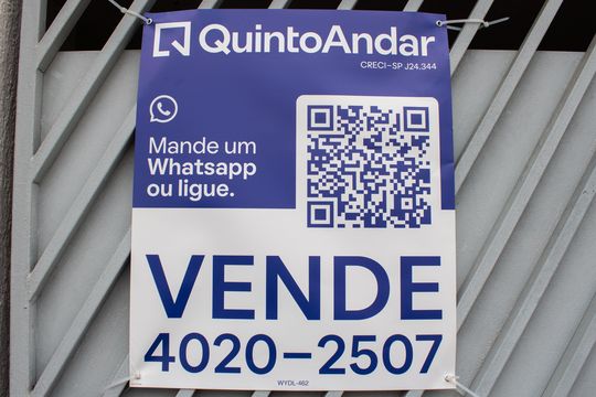 Placa instalada no dia 04/08/2026 com o código: WYDL-462 de casa de condomínio para alugar com 3 quartos, 175m² em Vila Elvira, São Paulo