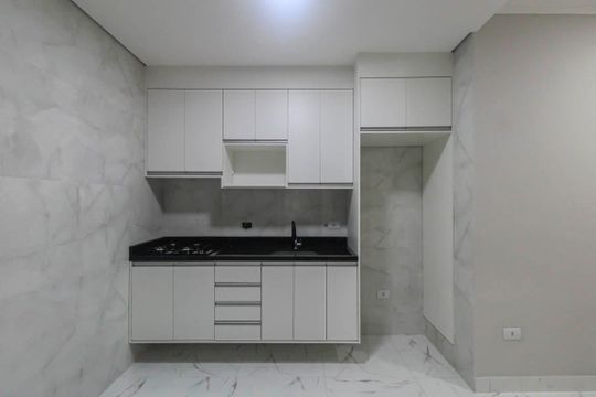 Sala/Cozinha de apartamento para alugar com 2 quartos, 38m² em São Lucas, São Paulo
