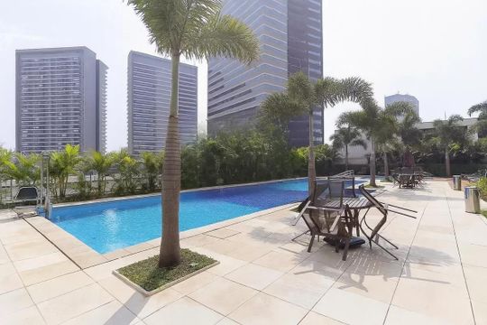 Área comum - Piscina de apartamento à venda com 1 quarto, 157m² em Jardim das Perdizes, São Paulo