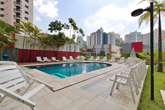 Área comum - Piscina de apartamento para alugar com 2 quartos, 60m² em Morumbi, São Paulo