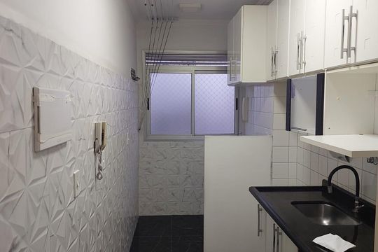 Cozinha de apartamento à venda com 2 quartos, 48m² em Vila Independencia, São Paulo