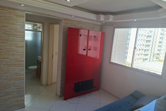 Sala de apartamento para alugar com 2 quartos, 49m² em Planalto, São Bernardo do Campo