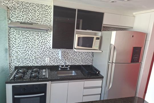Cozinha de apartamento para alugar com 2 quartos, 49m² em Planalto, São Bernardo do Campo