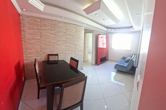 Sala de apartamento para alugar com 2 quartos, 49m² em Planalto, São Bernardo do Campo