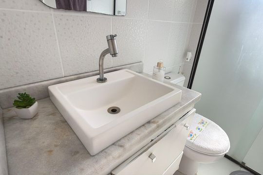 Banheiro de apartamento à venda com 3 quartos, 69m² em Vila Formosa, São Paulo