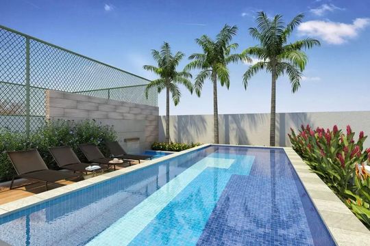 Área externa de apartamento à venda com 2 quartos, 44m² em Cooperativa, São Bernardo do Campo