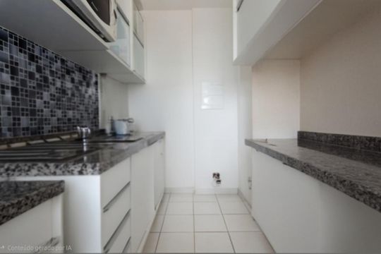 Cozinha de apartamento à venda com 3 quartos, 133m² em Mansões Santo Antônio, Campinas