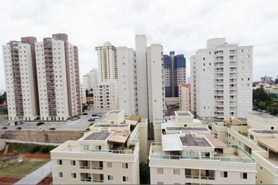 Vista de apartamento à venda com 3 quartos, 133m² em Mansões Santo Antônio, Campinas