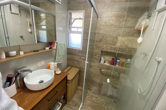 Banheiro de apartamento à venda com 3 quartos, 114m² em Tatuapé, São Paulo