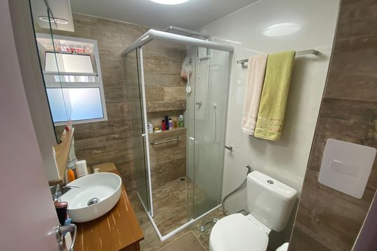 Banheiro de apartamento à venda com 3 quartos, 114m² em Tatuapé, São Paulo