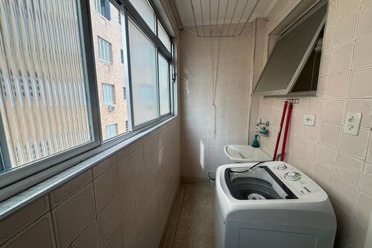 Área comum de apartamento para alugar com 1 quarto, 86m² em Centro, São Vicente