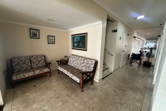 Hall social de apartamento para alugar com 1 quarto, 86m² em Centro, São Vicente
