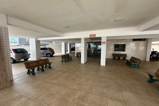 Área comum de apartamento para alugar com 1 quarto, 86m² em Centro, São Vicente