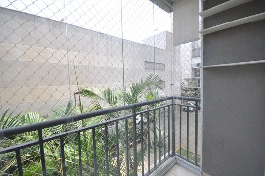 Sacada da Sala de apartamento para alugar com 2 quartos, 49m² em Jardim Brasil, São Paulo
