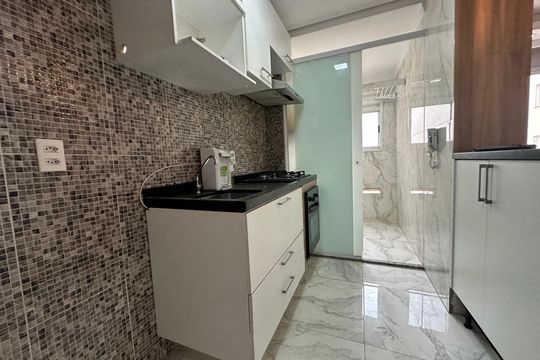 Cozinha de apartamento para alugar com 2 quartos, 51m² em Centro, Barueri