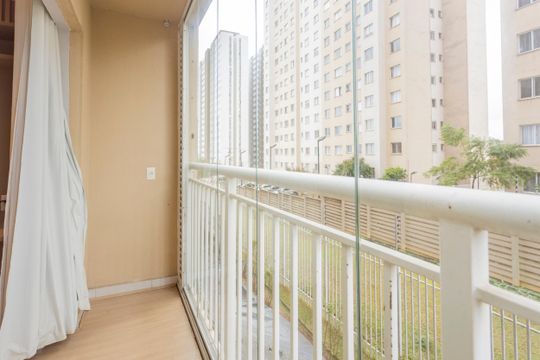 Varanda de apartamento para alugar com 1 quarto, 31m² em Jardim Prudência, São Paulo