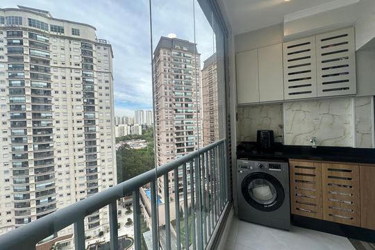 Área de Serviço de apartamento para alugar com 2 quartos, 52m² em Alphaville Empresarial, Barueri