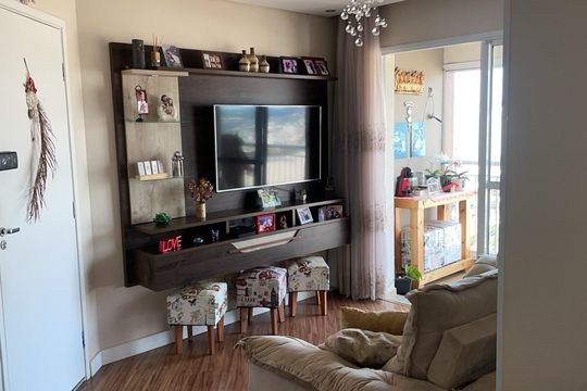 Sala de apartamento para alugar com 3 quartos, 80m² em Centro, São Bernardo do Campo