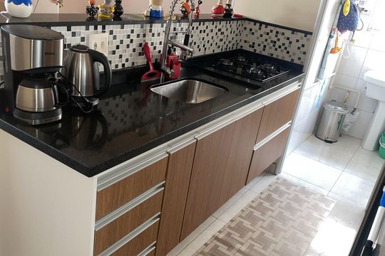 Cozinha de apartamento para alugar com 3 quartos, 80m² em Centro, São Bernardo do Campo