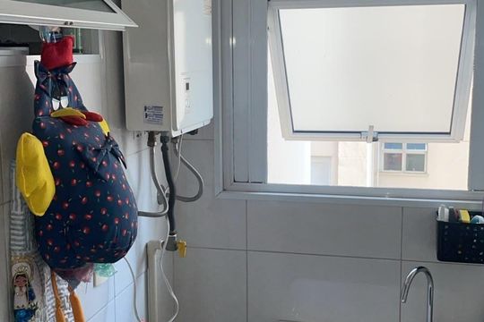 Área de serviço de apartamento para alugar com 3 quartos, 80m² em Centro, São Bernardo do Campo