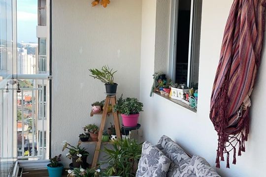 Varanda de apartamento para alugar com 3 quartos, 80m² em Centro, São Bernardo do Campo