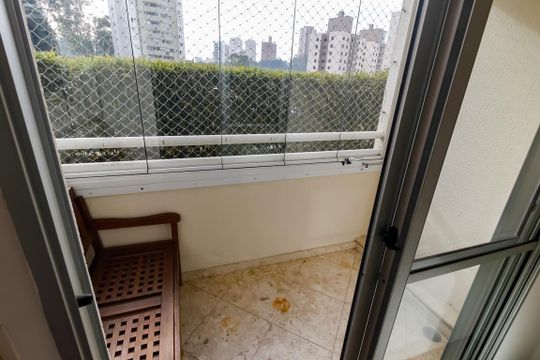 Varanda da Sala de apartamento para alugar com 2 quartos, 50m² em Jardim Ampliacao, São Paulo