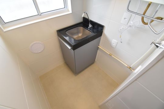 Área de Serviço de apartamento para alugar com 2 quartos, 48m² em Bairro Alto, Curitiba