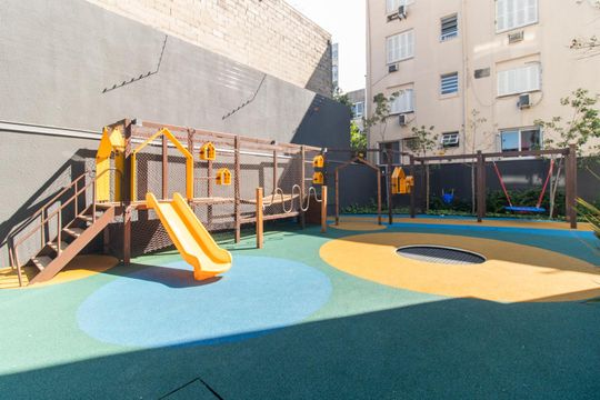 Área comum - Playground de apartamento para alugar com 1 quarto, 26m² em Cidade Baixa, Porto Alegre