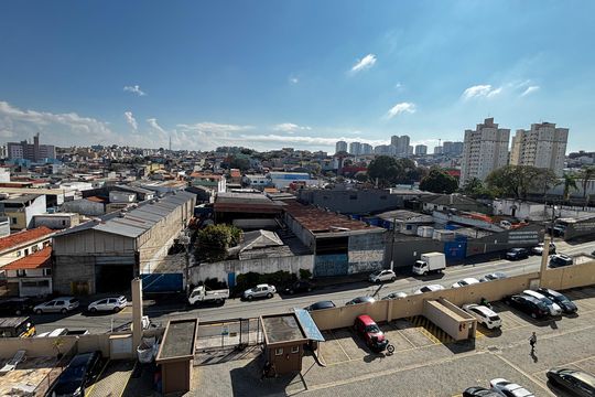 Quarto 1 Vista de apartamento à venda com 2 quartos, 48m² em Vila Sacadura Cabral, Santo André