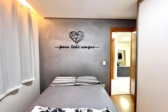 Quarto 2 de apartamento para alugar com 2 quartos, 50m² em Chacaras Reunidas Santa Terezinha, Contagem