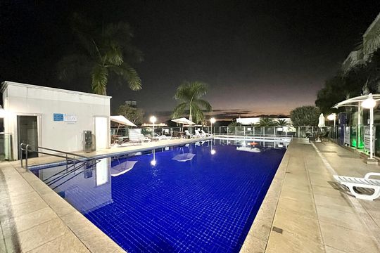 Área comum - Piscina de apartamento para alugar com 2 quartos, 50m² em Chacaras Reunidas Santa Terezinha, Contagem