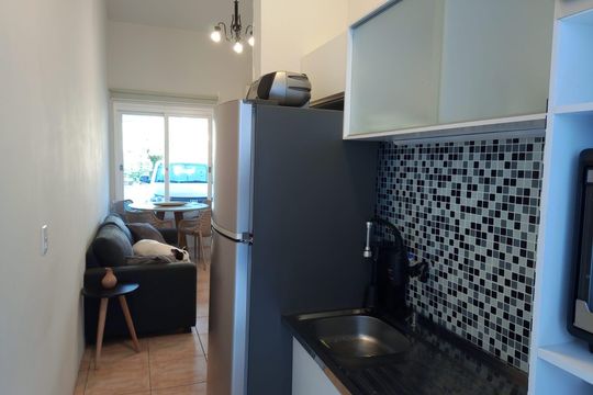 Cozinha de casa de condomínio à venda com 2 quartos, 106m² em Rio Branco, Canoas