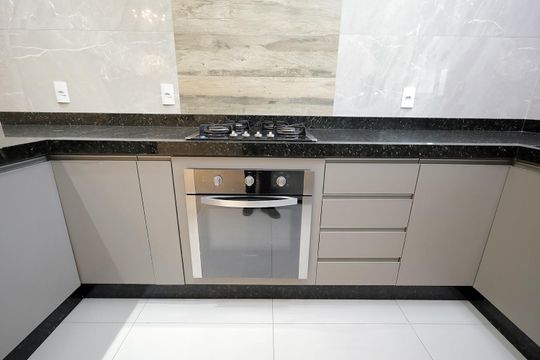 Cozinha de casa à venda com 3 quartos, 206m² em Vila Pires, Santo André