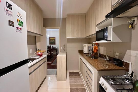 Cozinha de apartamento à venda com 3 quartos, 86m² em Copacabana, Rio de Janeiro