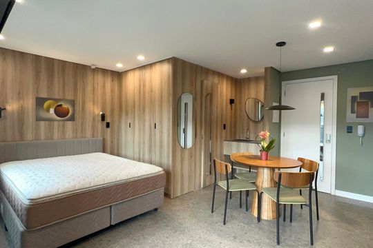 Studio de kitnet/studio para alugar com 1 quarto, 30m² em Pinheiros, São Paulo