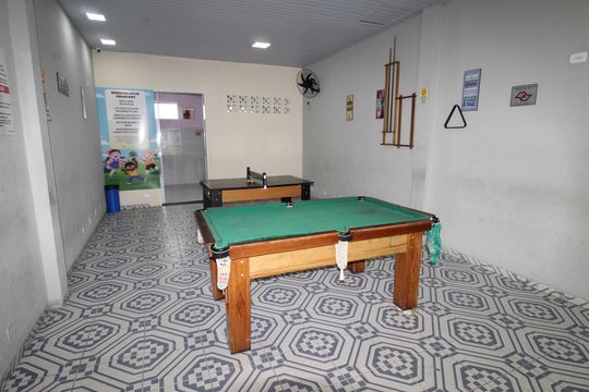 Área comum - Sala de Jogos de apartamento para alugar com 2 quartos, 47m² em Conjunto Residencial Trinta E Um de Marco, São José dos Campos