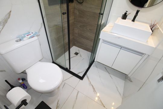 Banheiro de apartamento para alugar com 2 quartos, 47m² em Conjunto Residencial Trinta E Um de Marco, São José dos Campos