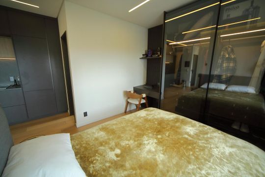 Quarto  de kitnet/studio à venda com 1 quarto, 47m² em Jardim do Mar, São Bernardo do Campo