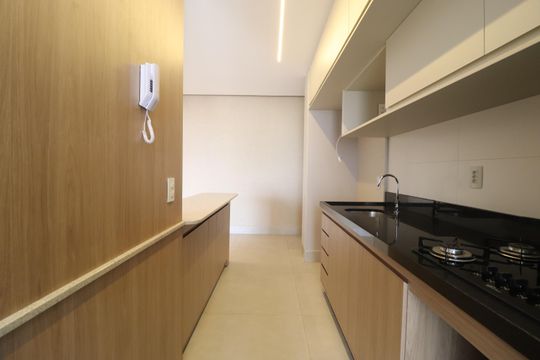 Cozinha de apartamento para alugar com 2 quartos, 83m² em Jardim Sul, Uberlândia